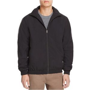 Zanerobe Mens Solid Track Jacket, Black, NWT
